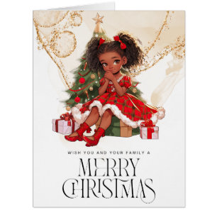 Black Christmas Sista Melanin Queen Women Xmas