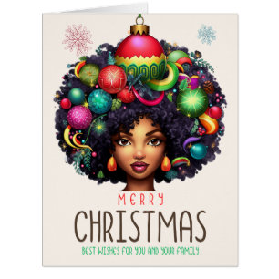 Black Christmas Sista Melanin Queen Women Xmas 