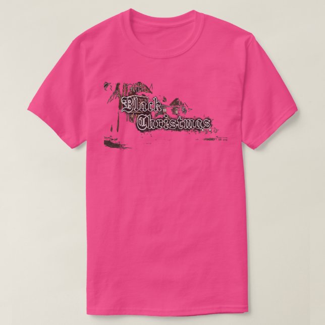 Black Christmas T-Shirt (Design Front)