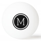 Black Circle Monogram Personalised