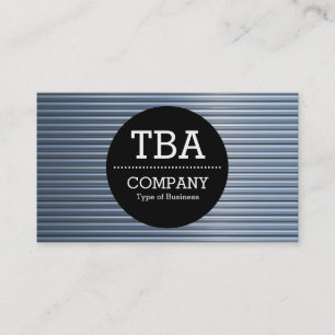 Black Circle v2 - Chrome Tubes Business Card