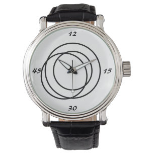 Black circles watch