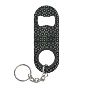 Black Circular Delight Mini Bottle Opener