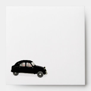 Black Citroen 2CV Envelope
