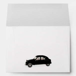 Black Citroen 2CV Envelope
