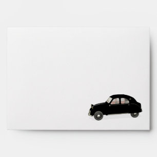 Black Citroen 2CV Envelope