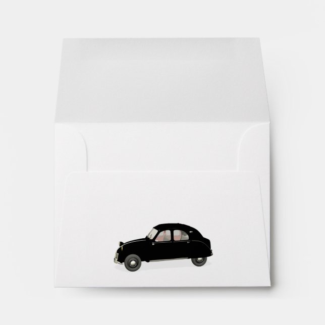 Black Citroen 2CV Envelopes (Back (Bottom))