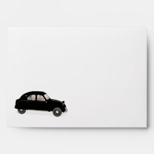 Black Citroen 2CV Envelopes