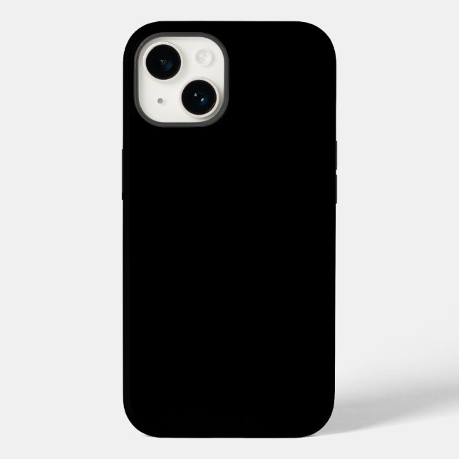Black Classic Background Ready to Case-Mate iPhone Case (Back)
