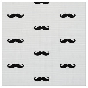 Black Classic Moustache Simple Bushy Moustache Fabric