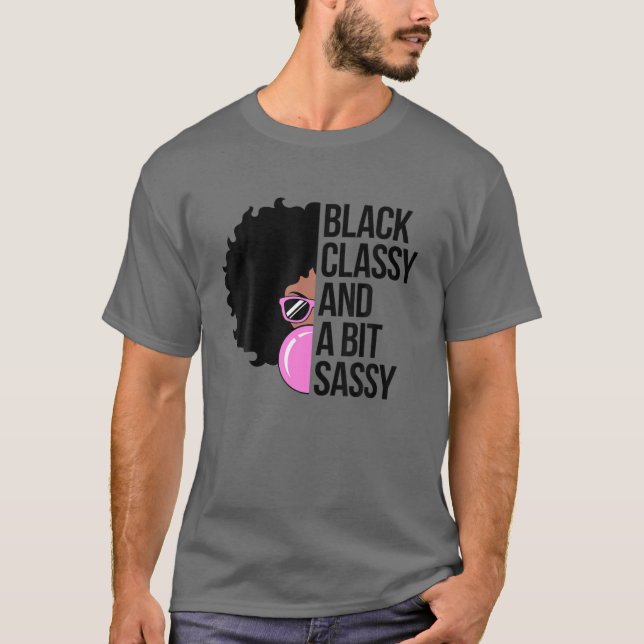 Black Classy T-Shirt (Front)