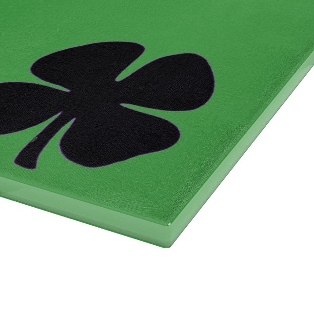 Black Clover green glass cutting board (Corner)