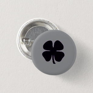 Black Clover grey small button