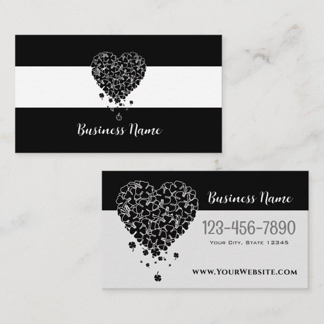 Black Clover Heart Business Card (Front/Back)