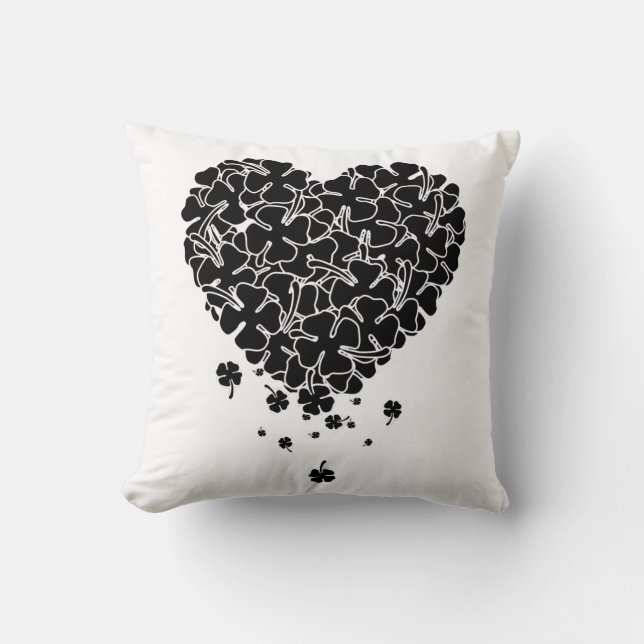 Black Clover Heart Cushion (Front)