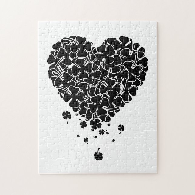Black Clover Heart Jigsaw Puzzle (Vertical)