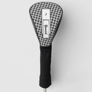 Black Clover Ribbon by Kenneth Yoncich Golf Head Cover