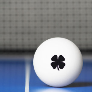 Black Clover white 3-star ping pong ball