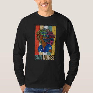 Black Cna Nurse For African American Melanin Nu T-Shirt