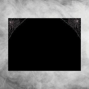 Black Cobwebs & White Sheet Ghost Halloween Goth Envelope