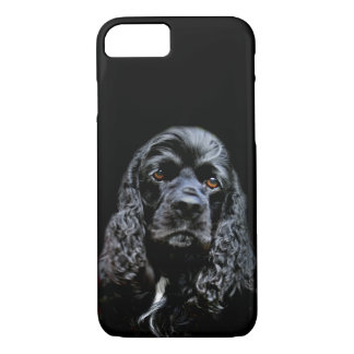 Black cocker spaniel face Case-Mate iPhone case