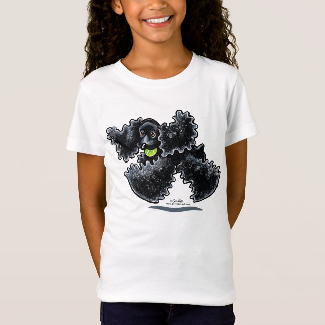 Black Cocker Spaniel Play T-Shirt (Front)