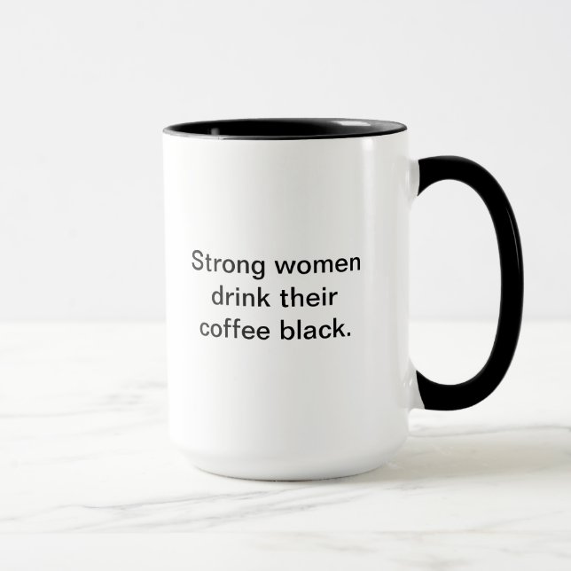 Black Coffee is the best Coffee Mugs (Right)