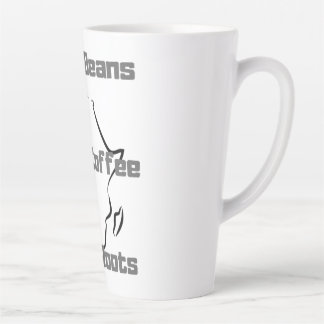 Black Coffee Latte Mug