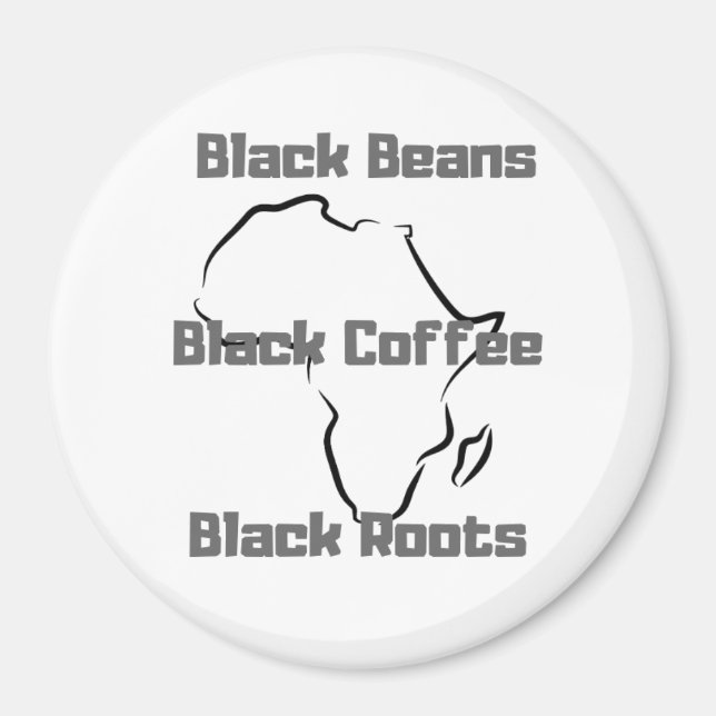 Black Coffee Magnet (Front)