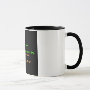 Black Coffee Mug