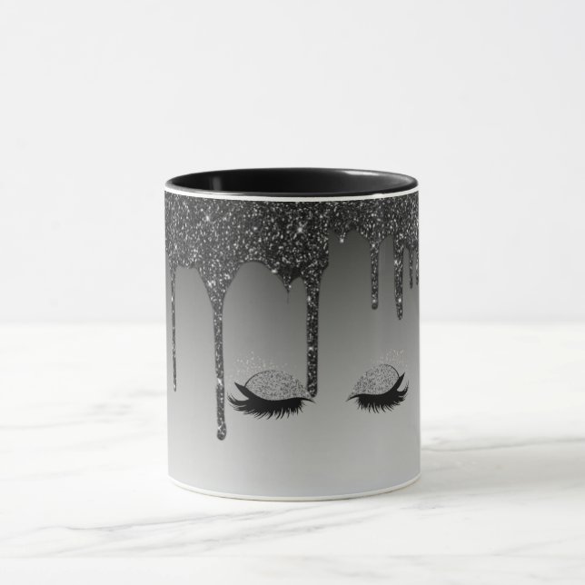 Black Coffee Mug - Sleek and Modern Elegance (Center)