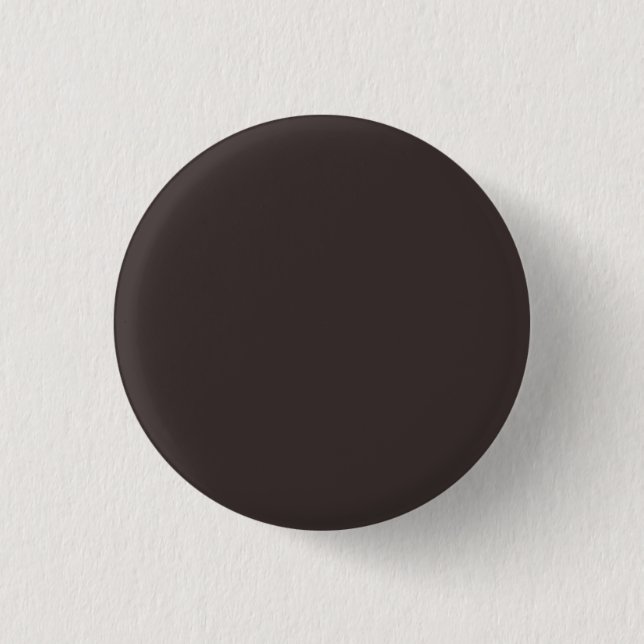 Black coffee  (solid colour)  3 cm round badge (Front)