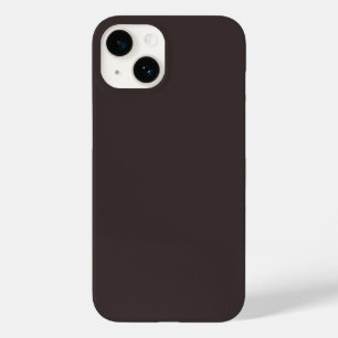 Black coffee (solid colour) Case-Mate iPhone 14 case