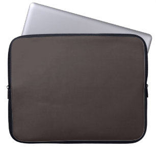 Black coffee (solid colour) laptop sleeve