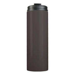 Black coffee (solid colour) thermal tumbler