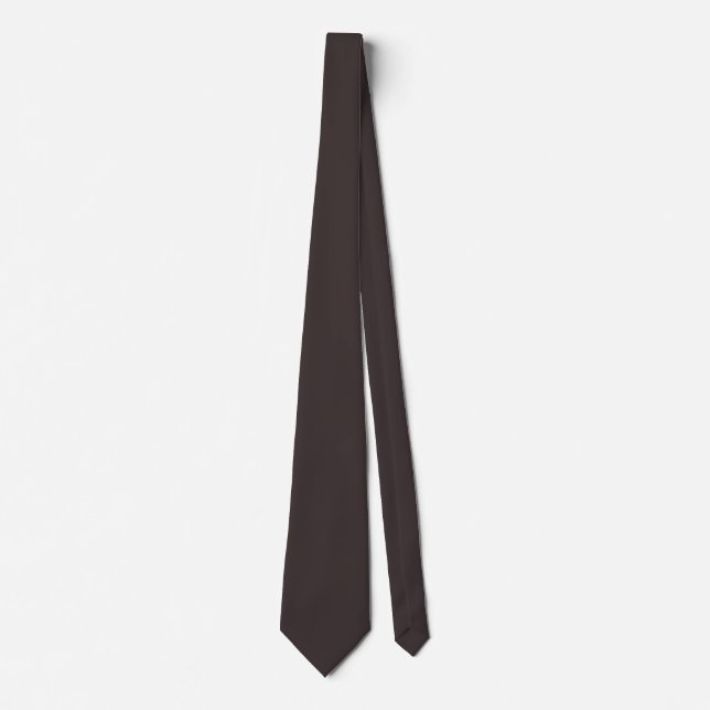 Black coffee  (solid colour)  tie (Front)