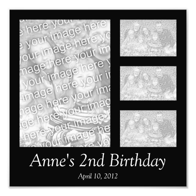 Black Collage Photo (Front)