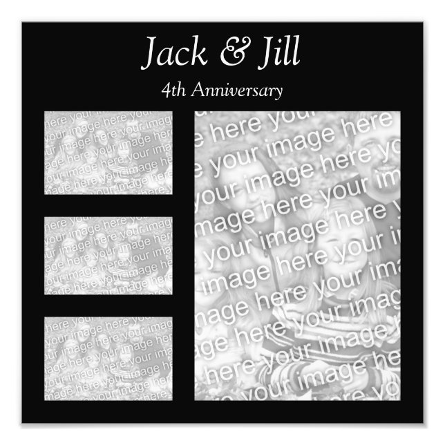 Black Collage Photo (Front)