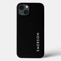 Black Color Name Minimalist