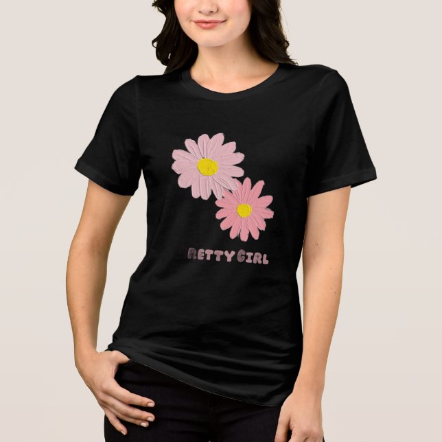 Black Colour T-Shirt Tri-Blend Shirt (Front)