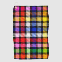 Black Colourful Twill Plaid Tartan Design