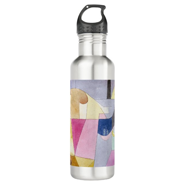 Black Columns in a Landscape 1919 by Paul Klee 710 Ml Water Bottle (Front)