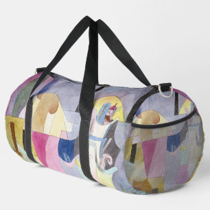 Black Columns in a Landscape 1919 by Paul Klee Duffle Bag