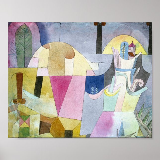 Black Columns in a Landscape : Paul Klee 1919 Poster (Front)