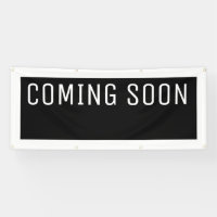 Black Coming Soon Banner