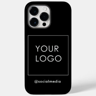 Black Company Business Modern Logo Branded Case-Mate iPhone 14 Pro Max Case
