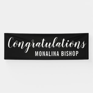 Black   Congratulations   Graduate Banner