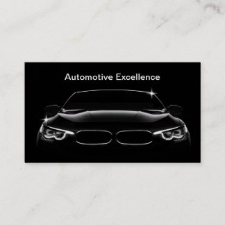 Black Core Automotive Business Cards