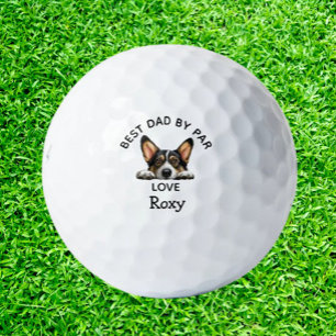 Black Corgi  Golf Balls