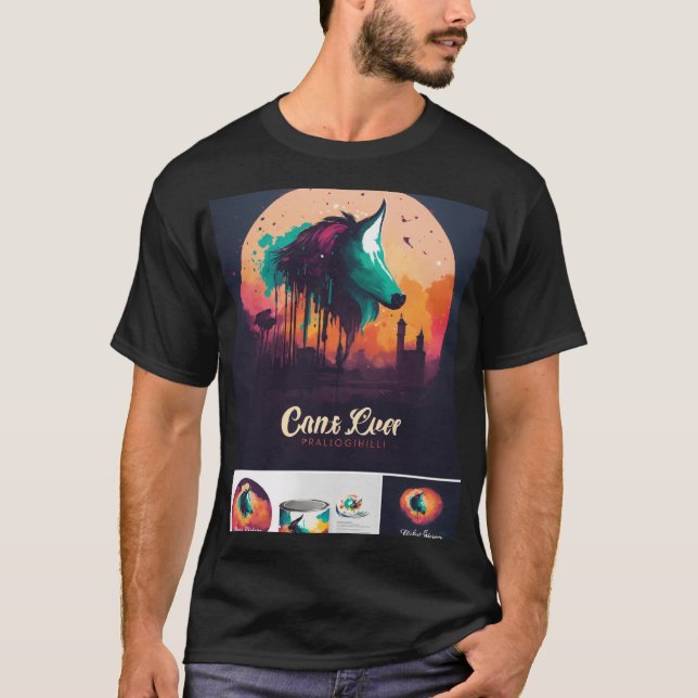 black cotton tshirt (Front)